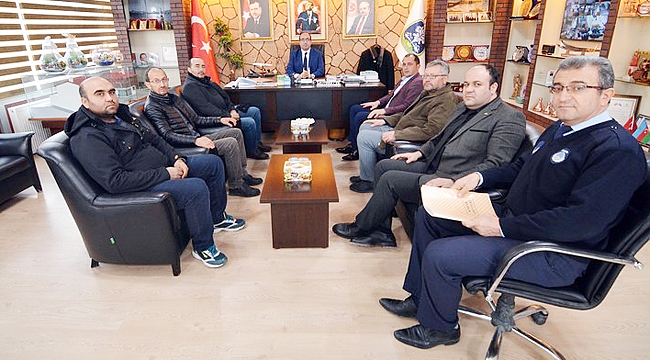 PAZAR ESNAFINDAN BAŞKAN MUSTAFA ÇÖL'E ZİYARET