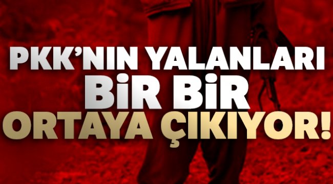 PKK'nın yangın yalanı ortaya çıktı