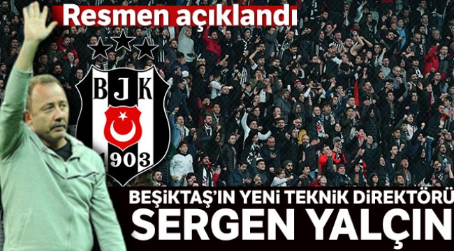 Sergen Yalçın resmen Beşiktaş'ta