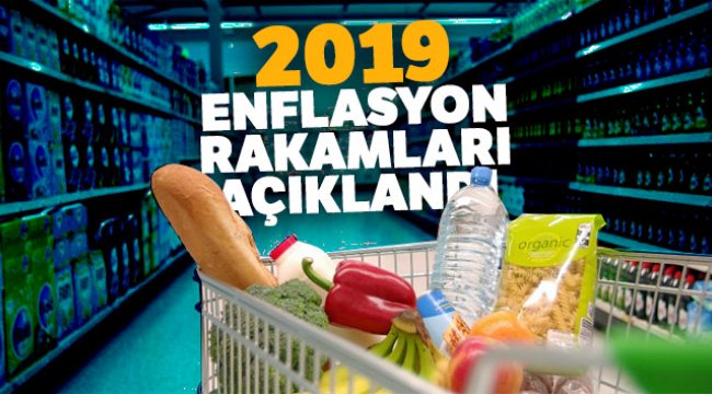 Son dakika: 2019 enflasyon rakamları belli oldu