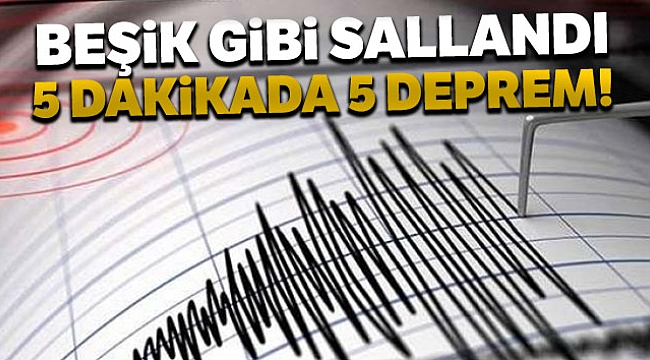 5 DAKİKADA 5 DEPREM
