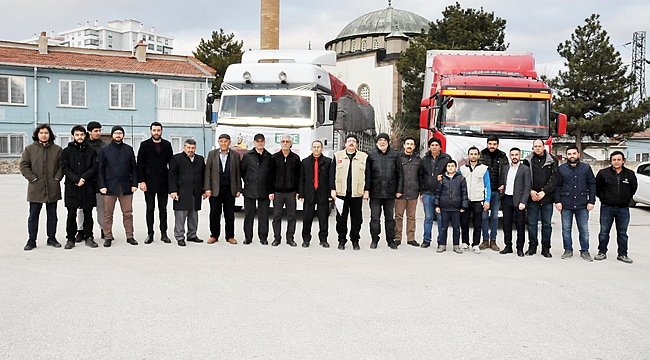 AFYONKARAHİSAR'DAN İDLİB’E YARDIM TIRI