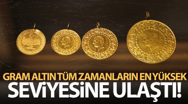 Altın yeni haftaya tarihi zirvede başladı