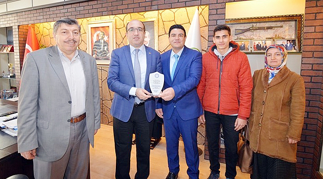 Başkan Çöl’e okullar’dan teşekkür ziyareti