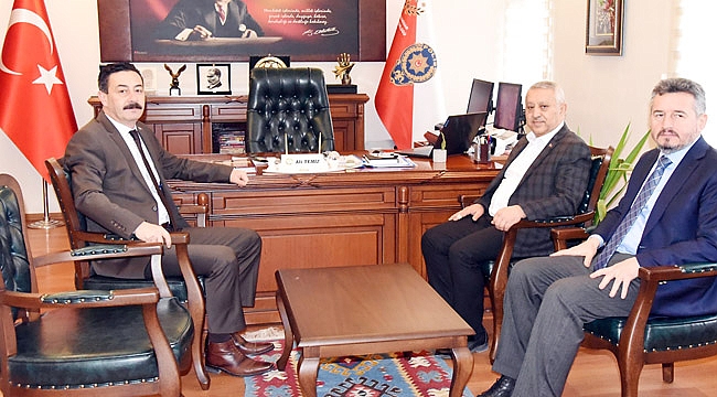 BAŞKAN ZEYBEK'TEN ZİYARETLER