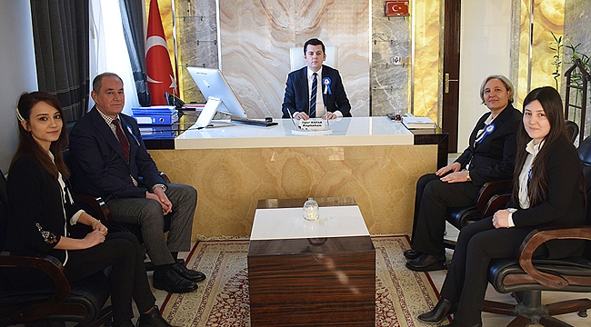 ÇAKIR’DAN KAYMAKAM KAPAR’A ZİYARET