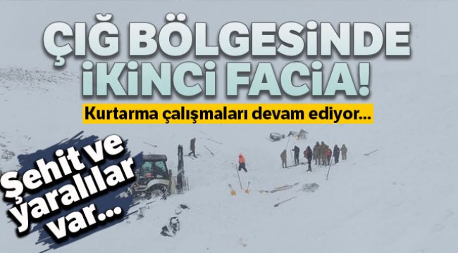 Çığ bölgesinde ikinci facia: Şehit sayısı 33'e yükseldi