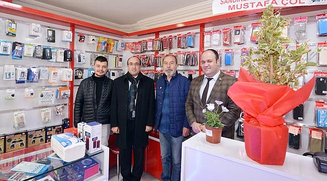 ÇÖL İŞYERİ AÇILIŞINA KATILDI