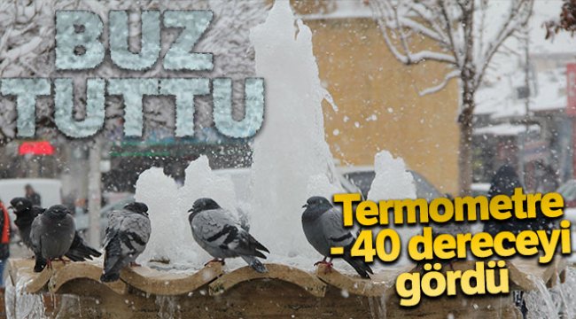 Doğu'da soğuk hava: Göle eksi 40