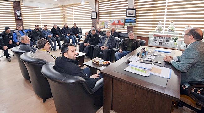 İSTEKLERİNİ BAŞKAN ÇÖL’E İLETTİLER