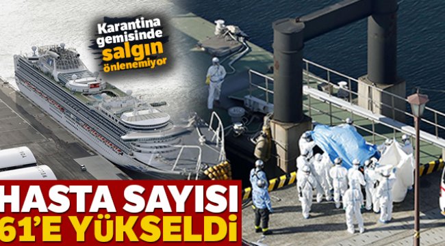 Japonya’daki karantina gemisinde salgın önlenemiyor