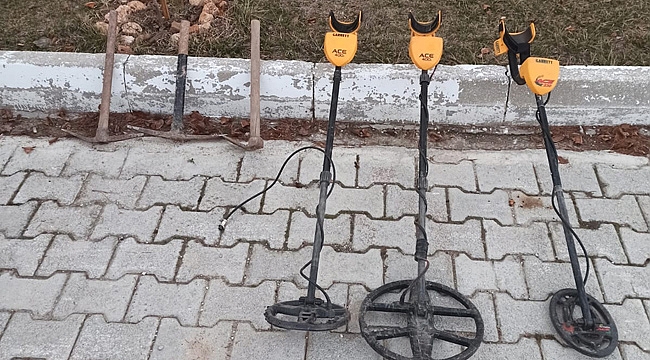 KAÇAK KAZI YAPANLARA OPERASYON