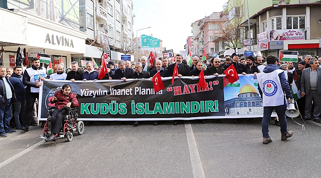 “KUDÜS KIRMIZI ÇİZGİMİZDİR”