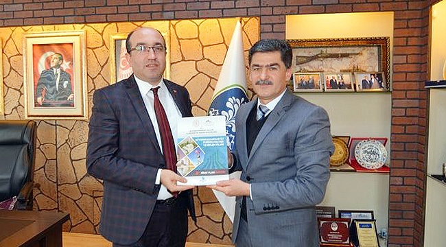 MEHMET TANIR’DAN BAŞKAN ÇÖL’E ZİYARET