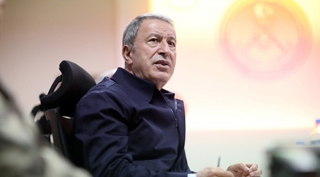 Milli Savunma Bakanı Akar ve komutanlar Hatay'da