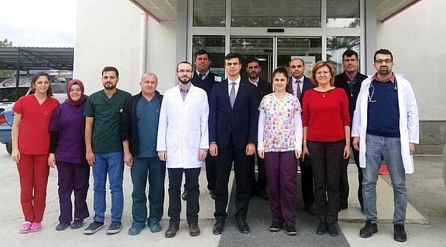 Müdür Korkmaz Bayat’ı ziyaret etti