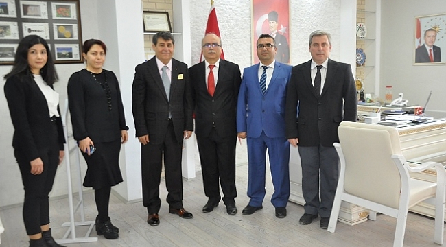 Mustafa Çoban’dan Kaymakam Tortop’a ziyaret