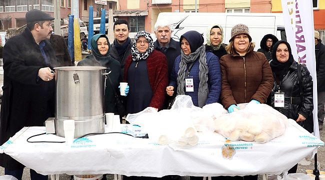 PAZARCILARIN İÇİNİ ISITAN İKRAM