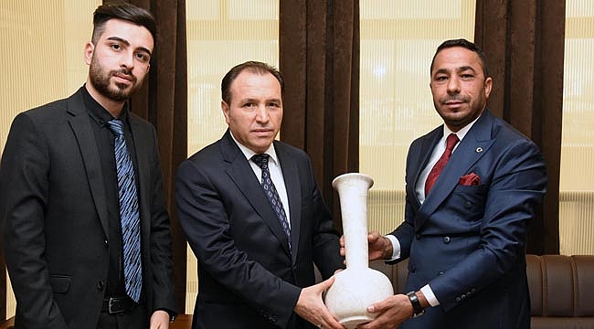 ŞİMŞEK’TEN, REKTÖR KARAKAŞ’A ZİYARET