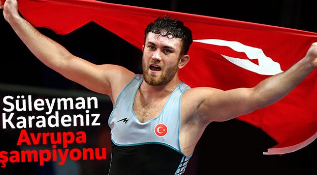 Süleyman Karadeniz'den altın madalya