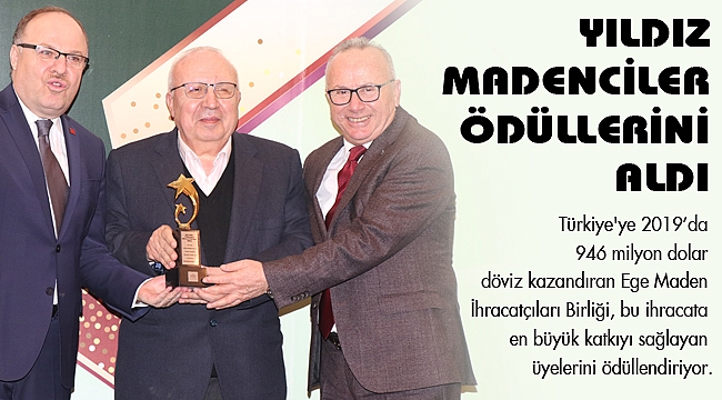 YILDIZ MADENCİLER ÖDÜLLERİNİ ALDI