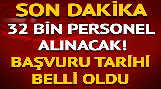 32 bin sağlık personeli alınacak! İşte başvuru tarihi