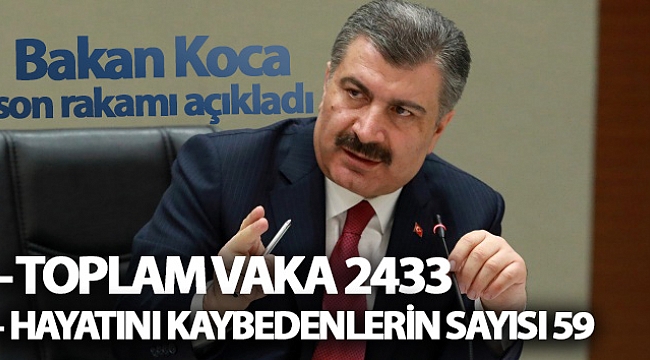 Bakan Koca son rakamı açıkladı!