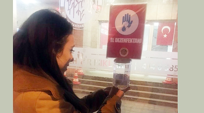 BELEDİYEDEN SEBİL DEZENFEKTAN