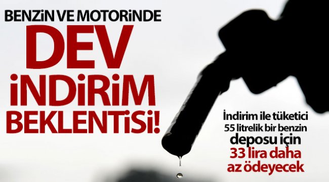 Benzin ve motorinde indirim bekleniyor