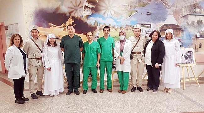 DEVLET HASTANESİ’NDE ÇANAKKALE RUHU YAŞATILDI