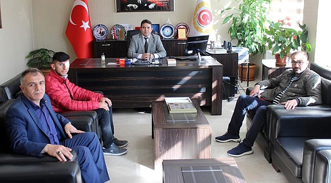 GAZİ’DEN KAYMAKAM KAYA'YA ZİYARET