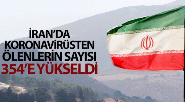 İran’da 354 kişi korona virüsünden hayatını kaybetti