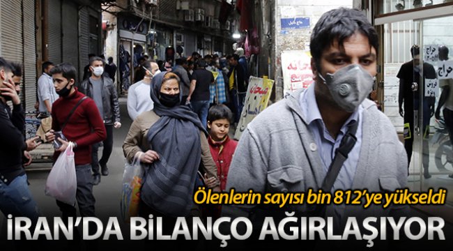 İran’da korona virüsünden ölenlerin sayısı bin 812’ye yükseldi