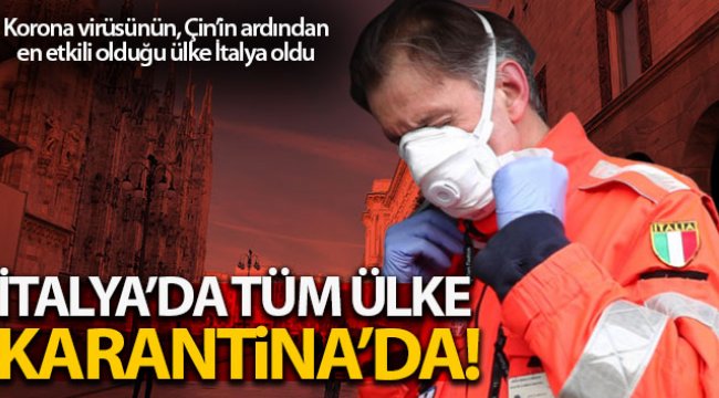 İtalya Başbakanı Conte: 'İtalya’nın tamamı karantina altında'