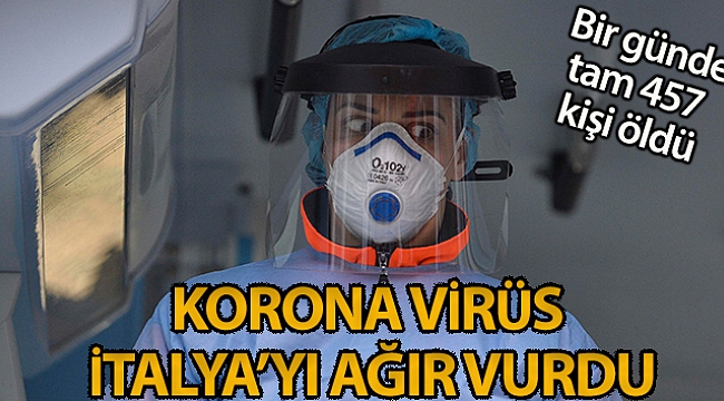 İtalya'da 1 günde 475 ölüm