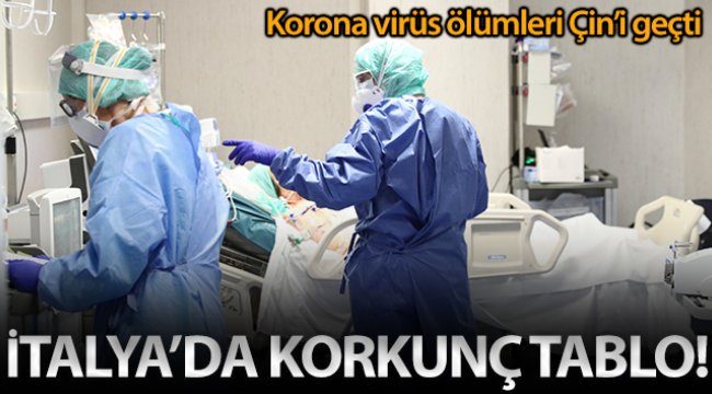 İtalya'da korona virüsü ölümleri Çin’i geçti
