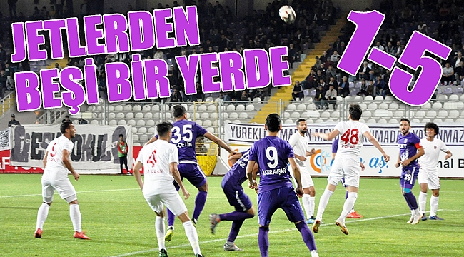 JETLERDEN BEŞİ BİR YERDE
