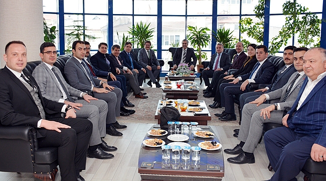 KAYMAKAMLARDAN BAŞKAN BOZKURT’A ZİYARET