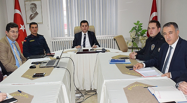 KORONAVİRÜS TEDBİRLERİ TOPLANTISI YAPILDI