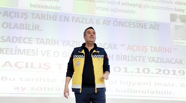 KORONAVİRÜSÜ HAKKINDA EĞİTİM VERİLDİ