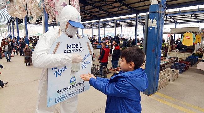 MOBİL DEZENFEKTAN UYGULAMASI BAŞLADI