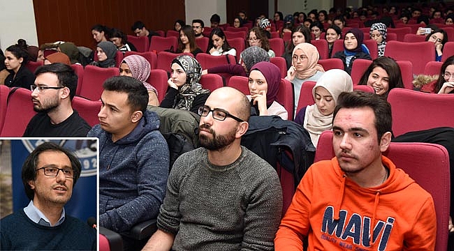 NURETTİN TOPÇU’NUN HAYATI VE FİKİR DÜNYASI ÖĞRENCİLERE ANLATILDI