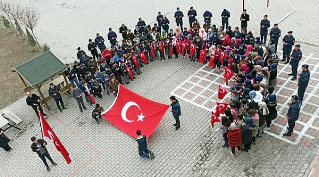 ÖĞRENCİLER DUA ETTİLER