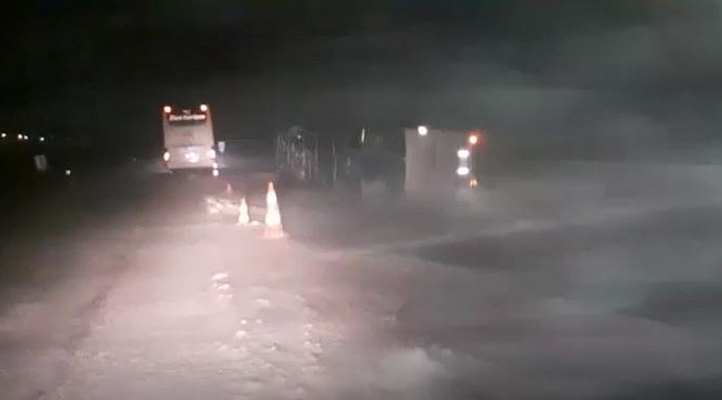 Otobüs devrildi, 37 yaralı