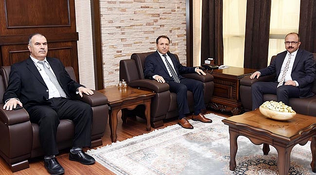 REKTÖR KARAKAŞ, OĞUZ’U KABUL ETTİ