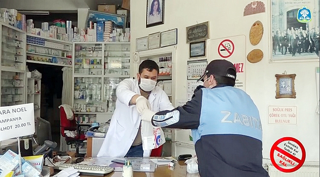 SANDIKLI'DA ZABITA EKİPLERİ YAŞLILARA HİZMETE BAŞLADI