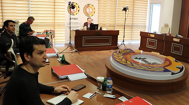 SERTESER, HİSARCIKLIOĞLU’NUN VİDEO KONFERANS TOPLANTISINA KATILDI