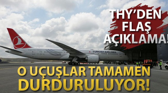 THY’den sefer durdurma kararı