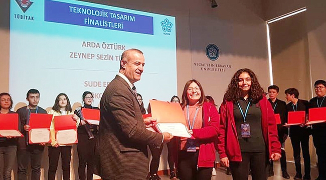 TÜBİTAK’TA İLİMİZİN GURURU OLDULAR