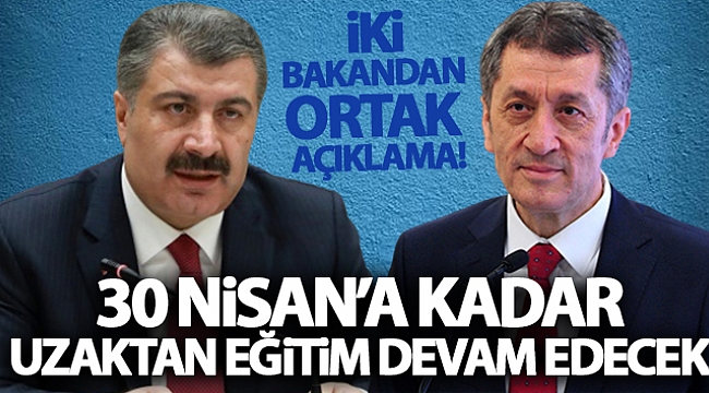 UZAKTAN EĞİTİM UZATILDI